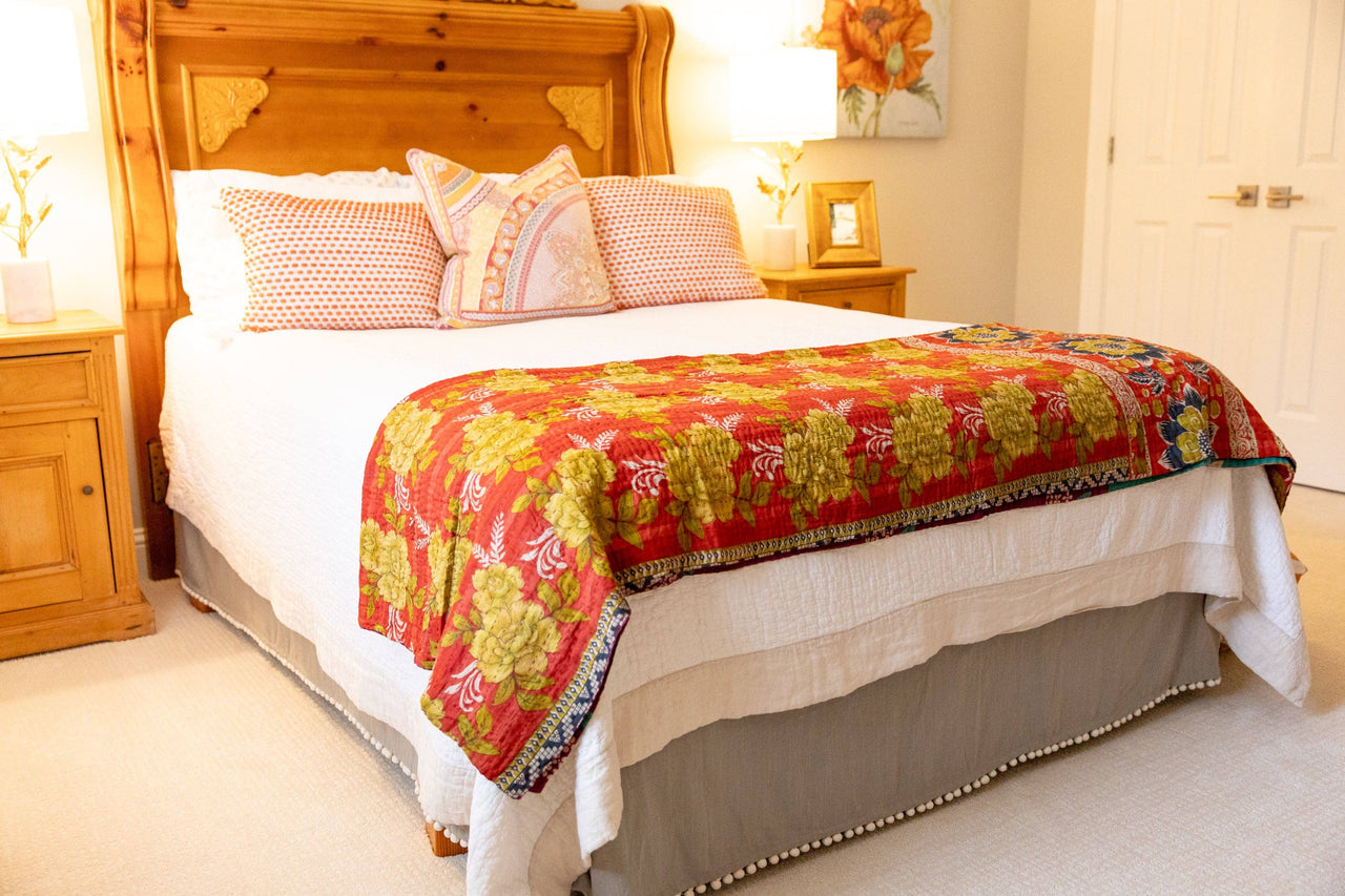 Sari Kantha Quilt