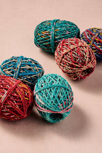 Thumbnail for Recycled Sari Twine Balls