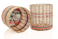 Thumbnail for Sari Wrapped Stool/Basket