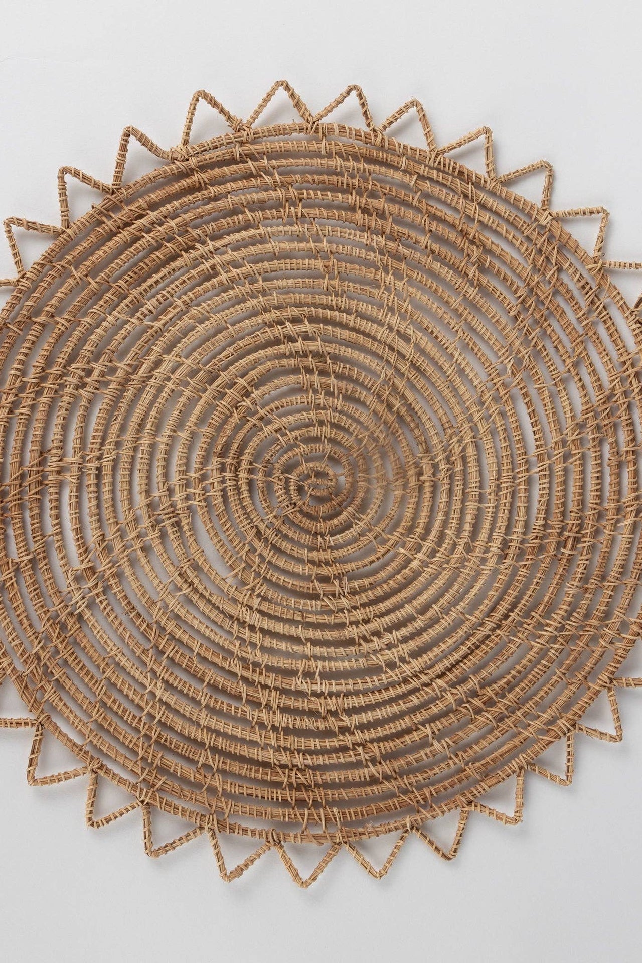 Sarpila Round Handwoven Palm Placemat