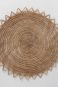 Thumbnail for Sarpila Round Handwoven Palm Placemat