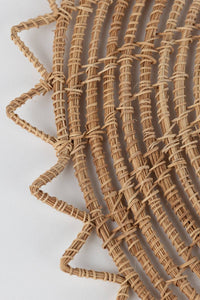 Thumbnail for Sarpila Round Handwoven Palm Placemat