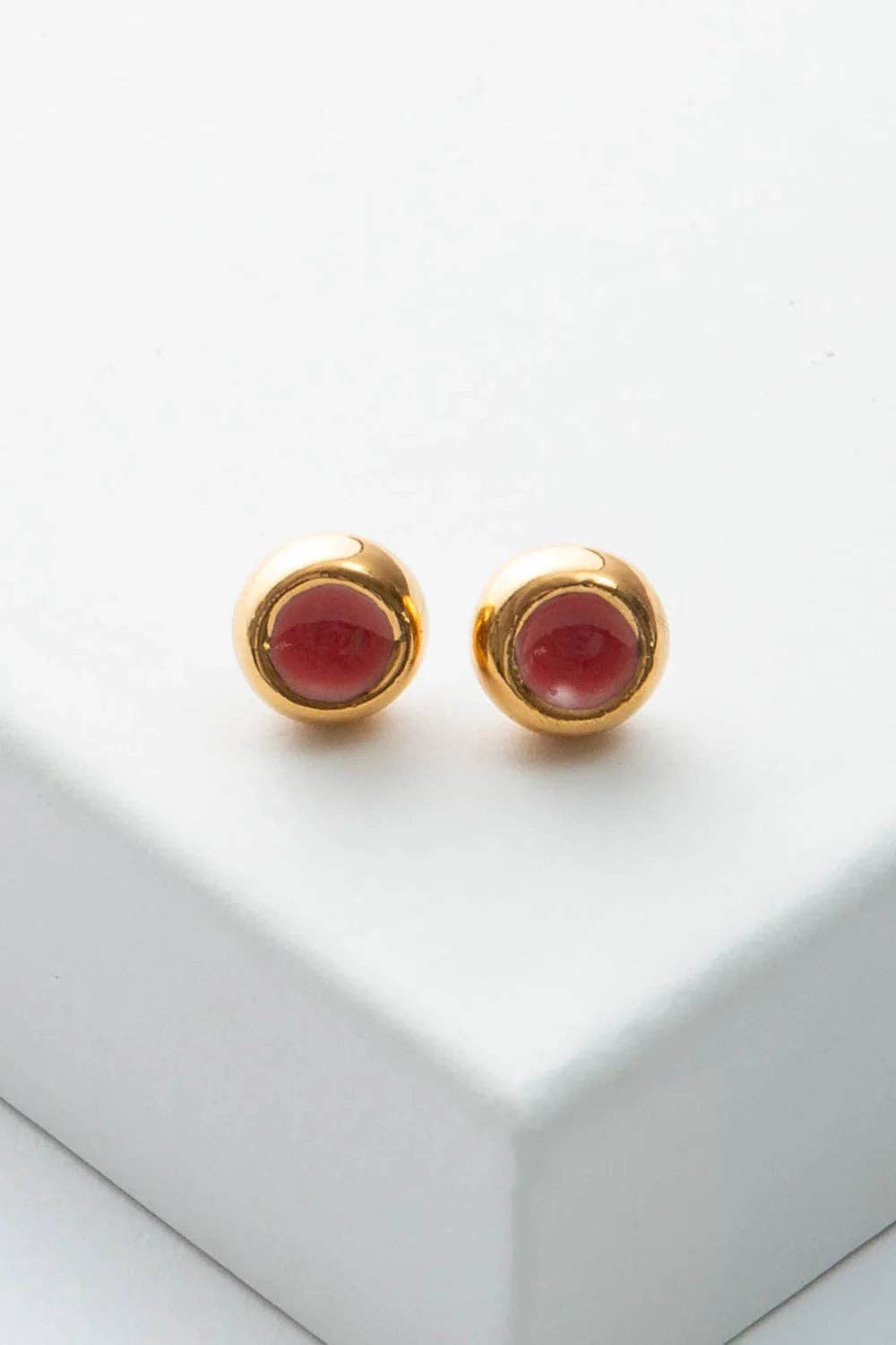 Sculpted Porcelain Studs