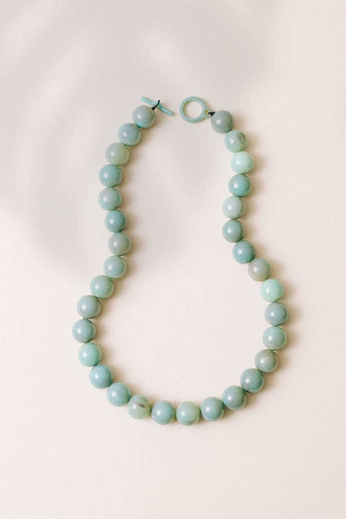 Seafoam Gumball Necklace
