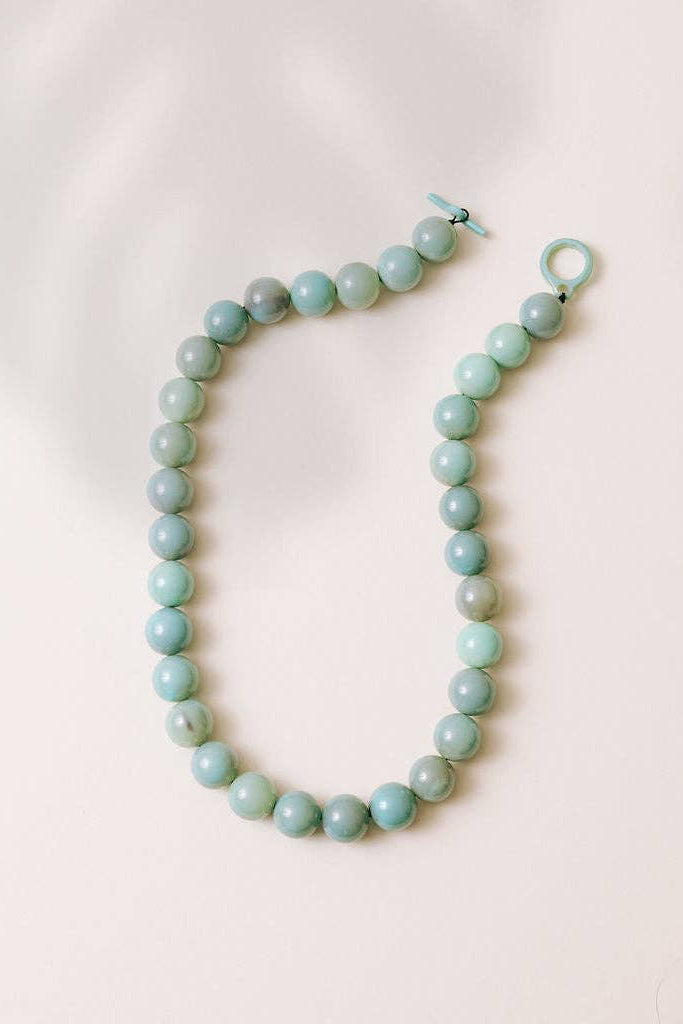 Seafoam Gumball Necklace