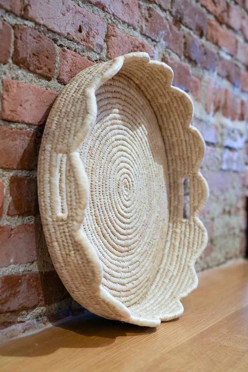 Seba Scalloped Palm Leaf Pieces