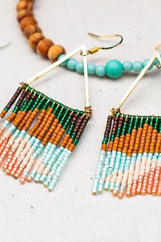 Color Cascade Earrings
