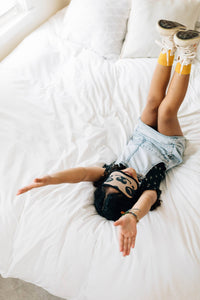 Thumbnail for Sloth Velvet Sleep Mask