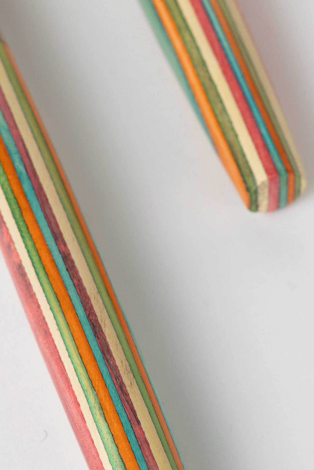 Striped Mango Wood Salad Servers