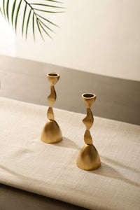 Thumbnail for Swirl Metal Taper Candle Holder