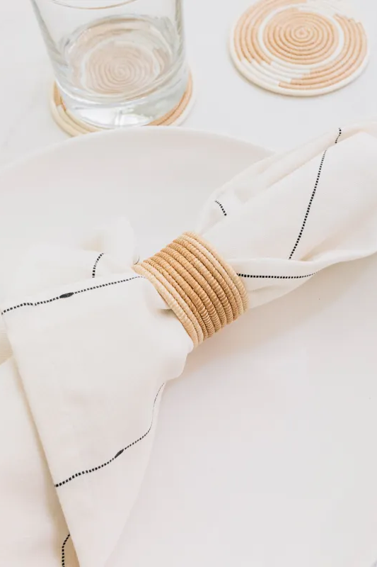 Dinner Time - Handwoven Napkin Rings