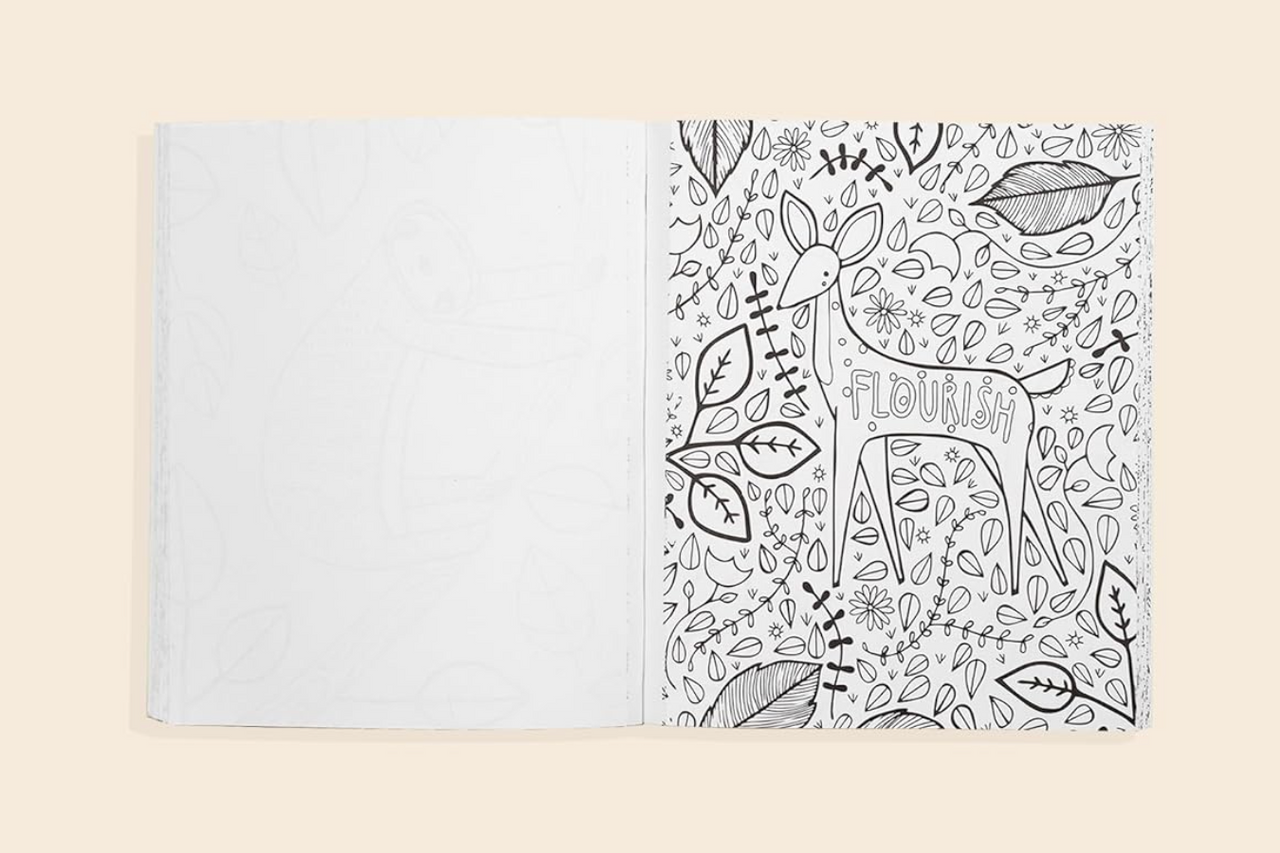Together: A Mommy + Me Coloring Book