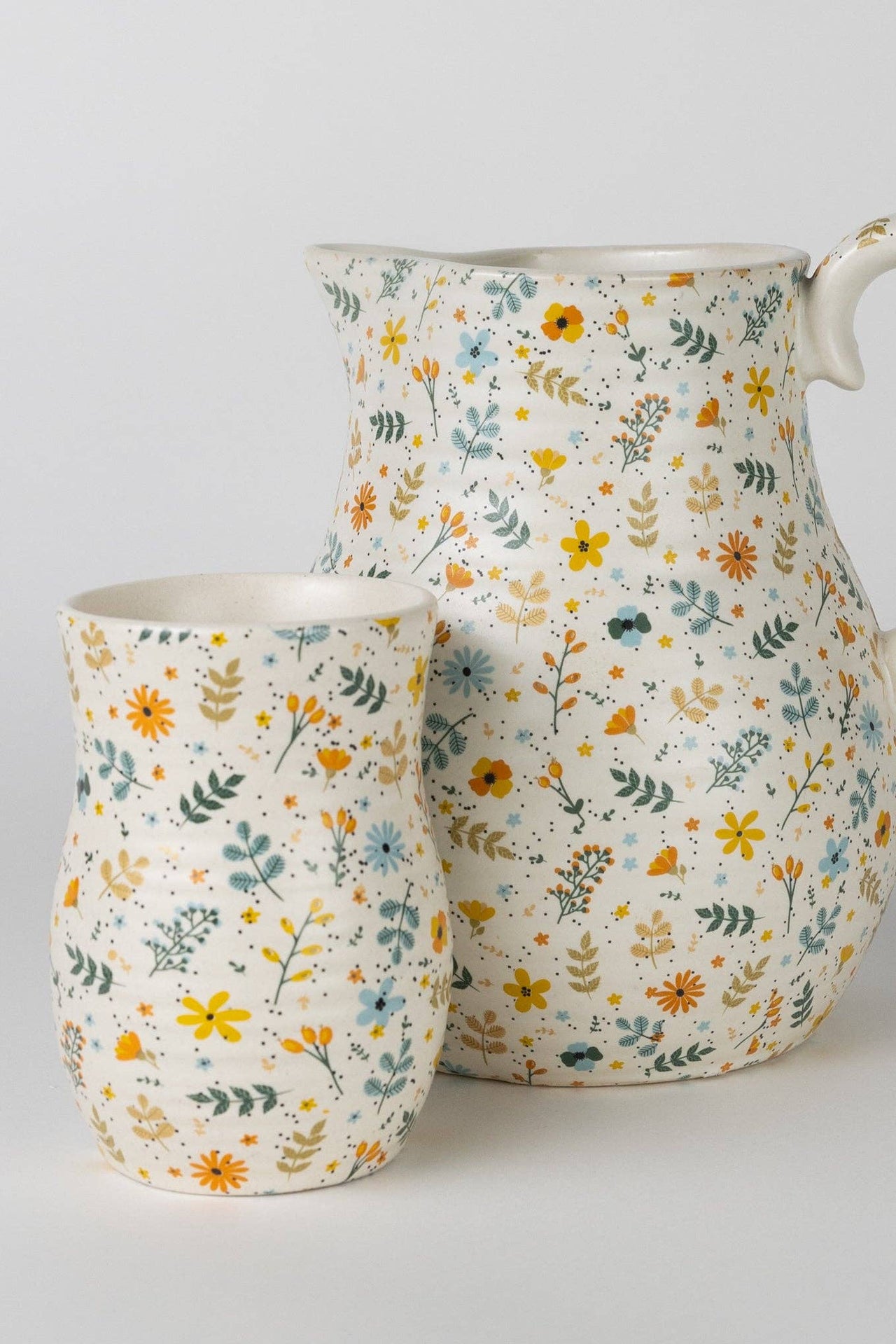 Tula Floral Ceramic Tumbler