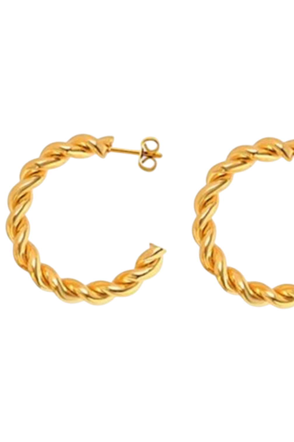 Twisted Hoop Earrings