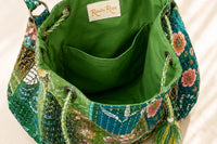 Thumbnail for Verdant Wander Patchwork Bag