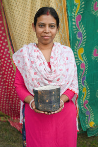 Thumbnail for Vintage Kantha Basket