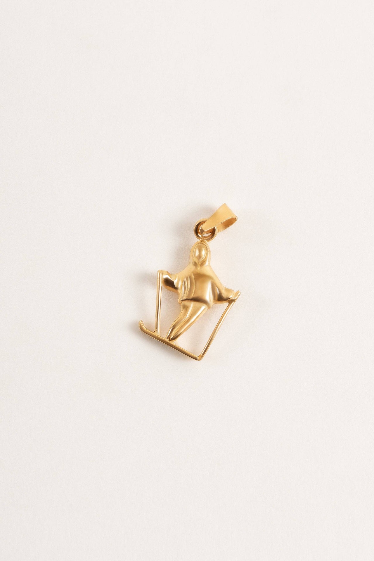 Vintage Skier Pendant