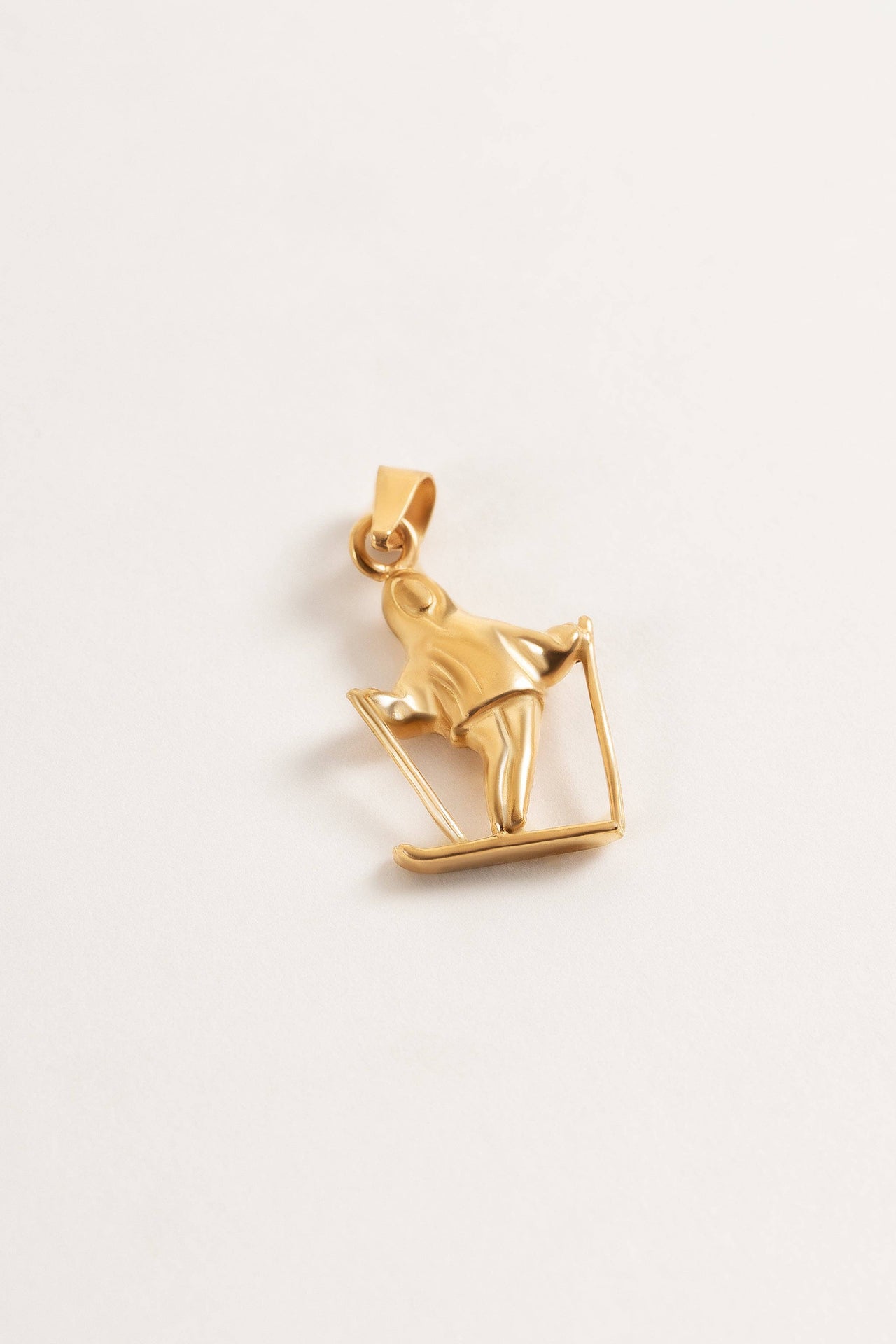 Vintage Skier Pendant