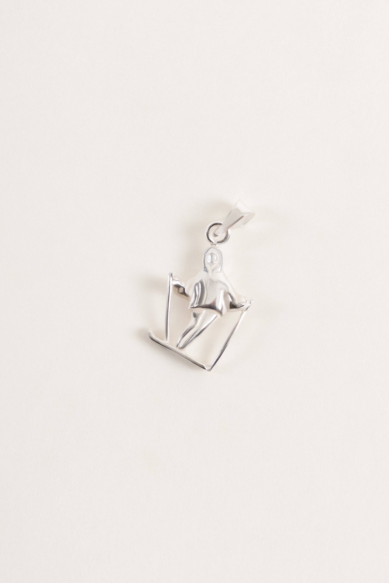 Vintage Skier Pendant