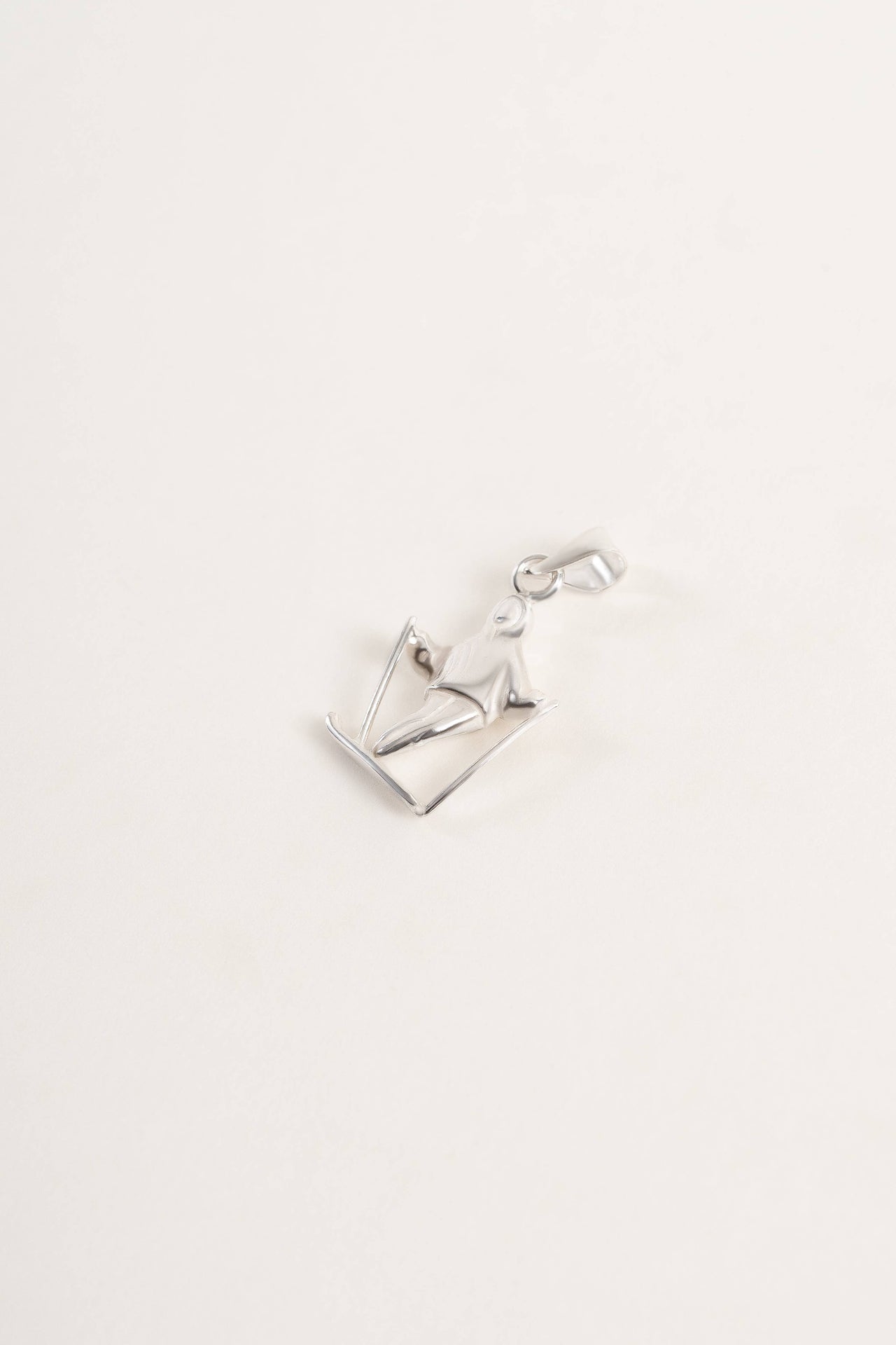 Vintage Skier Pendant