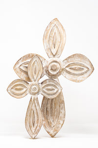 Thumbnail for Whitewash Wood Cross