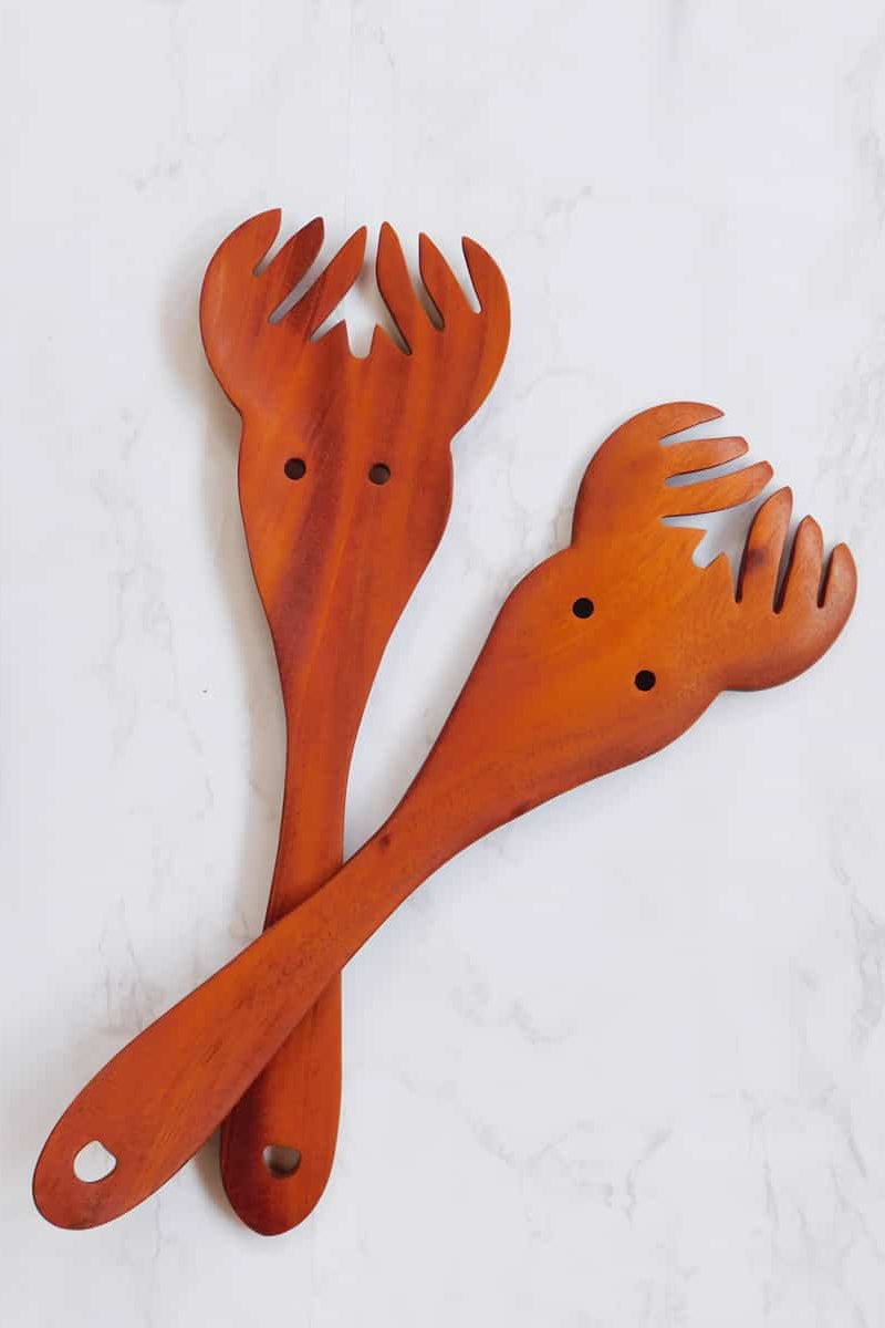 Reindeer Salad Servers