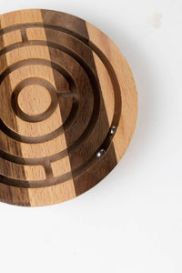 Thumbnail for Handheld Wooden Maze Game
