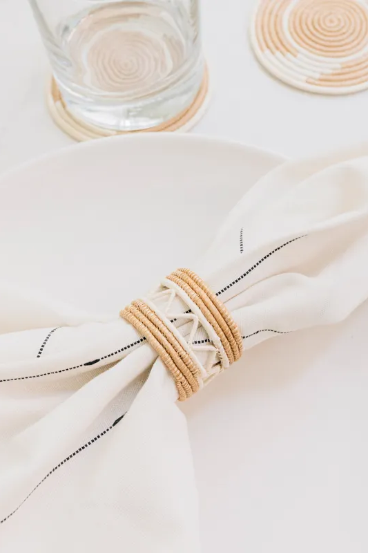 Dinner Time - Handwoven Napkin Rings