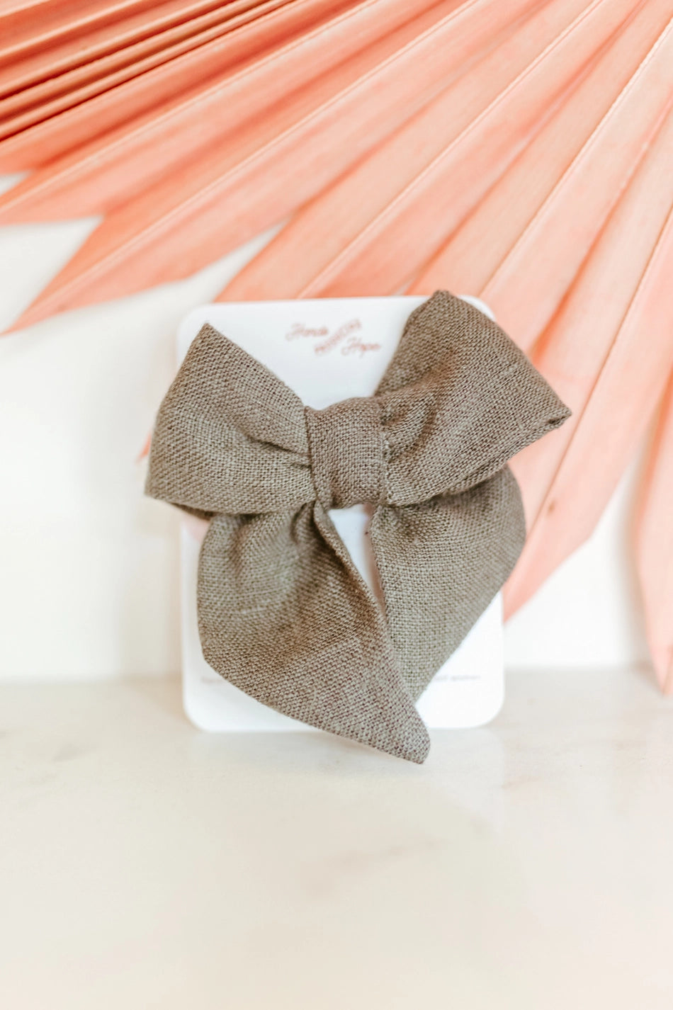 Handmade Linen Bows