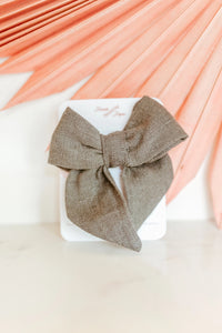 Thumbnail for Handmade Linen Bows