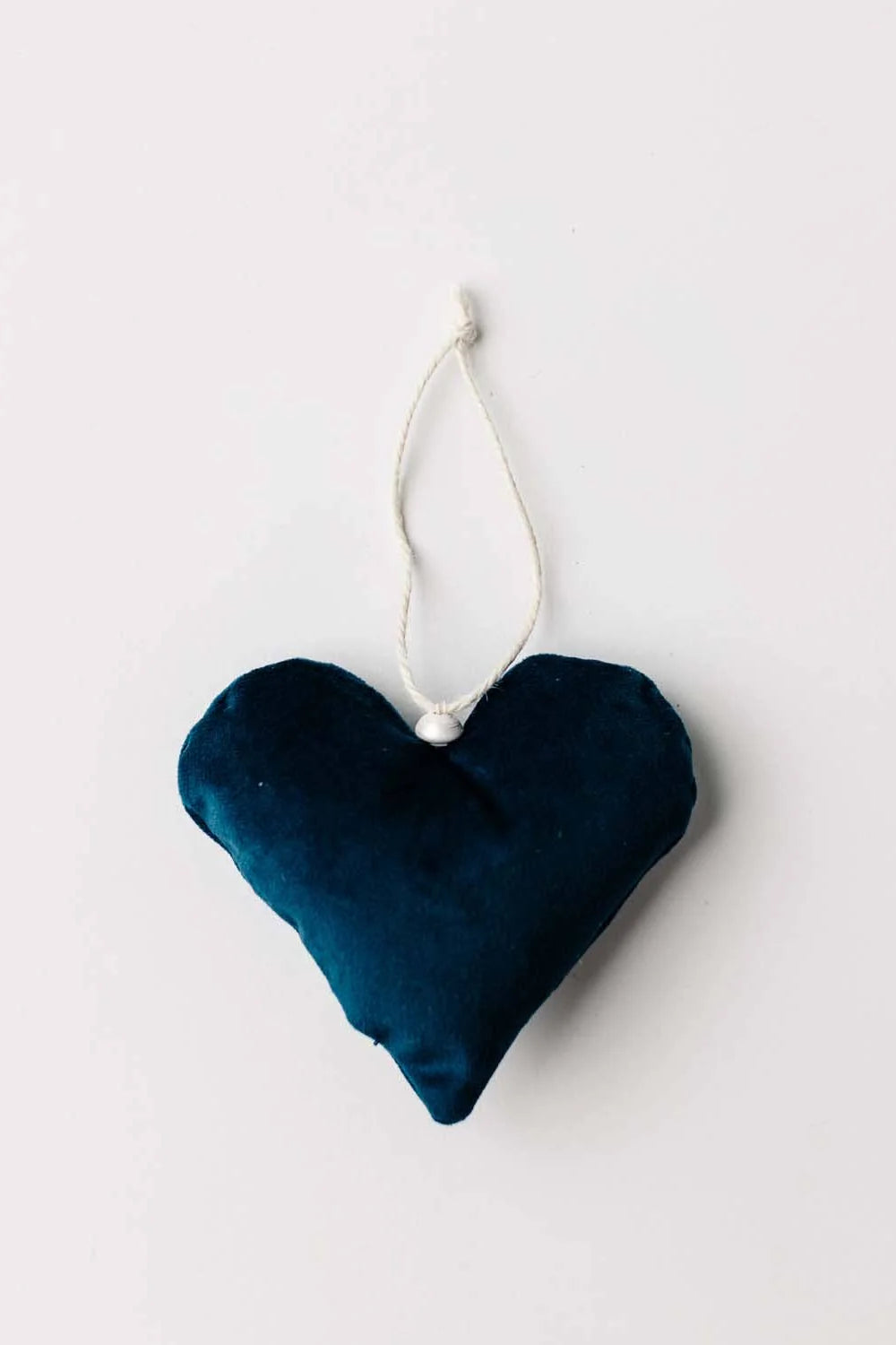 Velvet Heart Christmas Ornaments