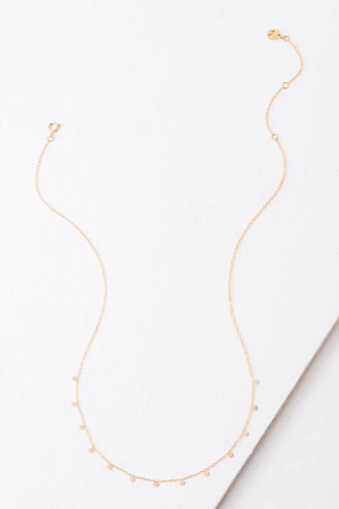 Evelyn Gold Drop Necklace