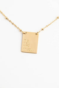 Thumbnail for It Is Well Necklace