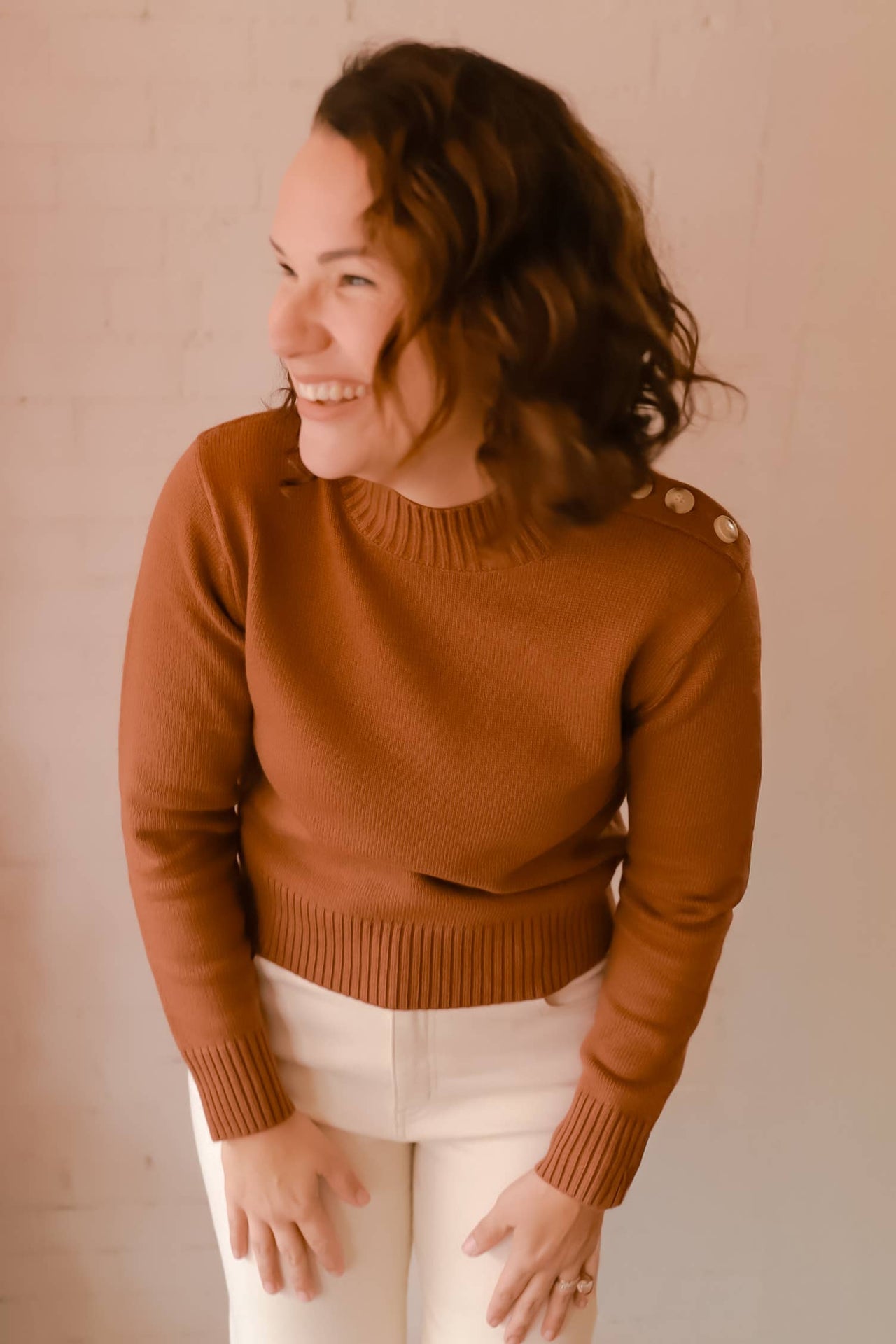 The Ava Mock Neck Sweater