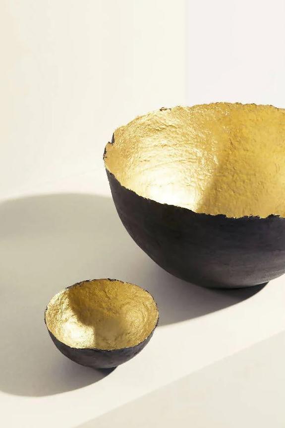 Mini Gold Pulp Bowl