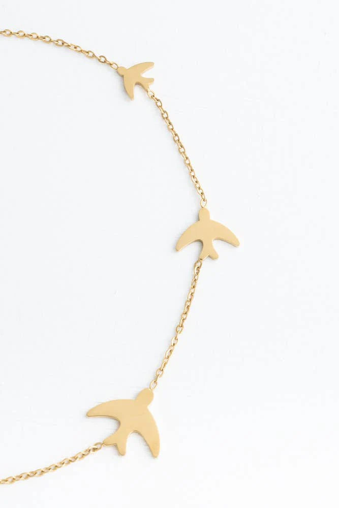 Sparrow Gold Necklace