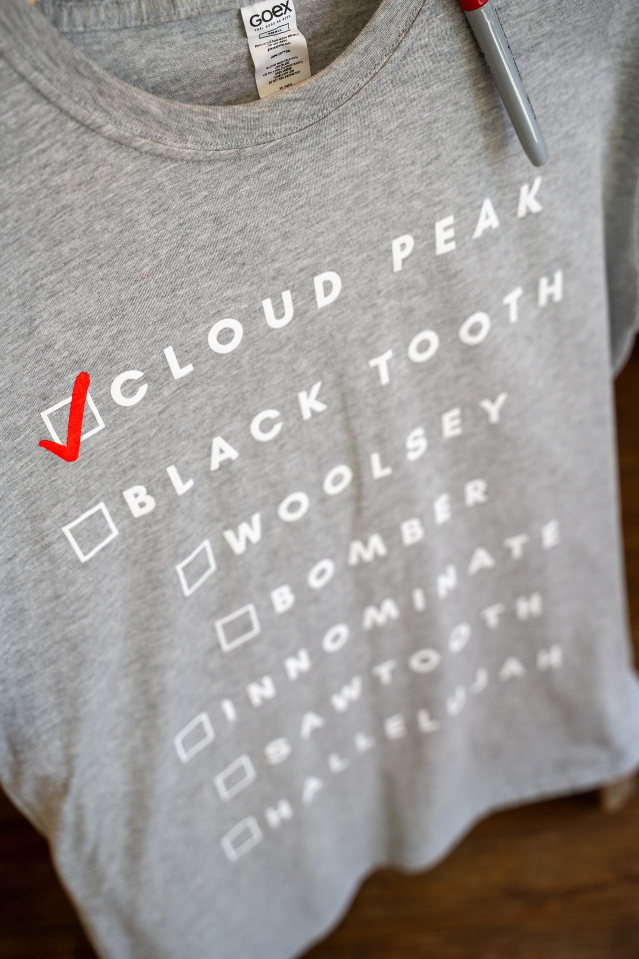 The High Country Checklist Tee