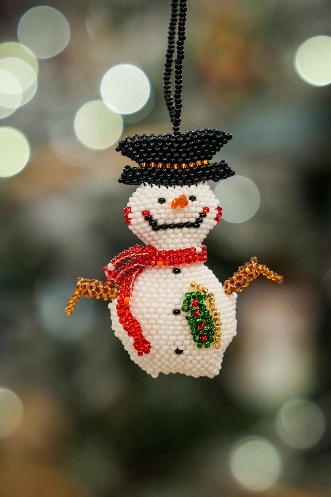 Happy Snowman Ornament