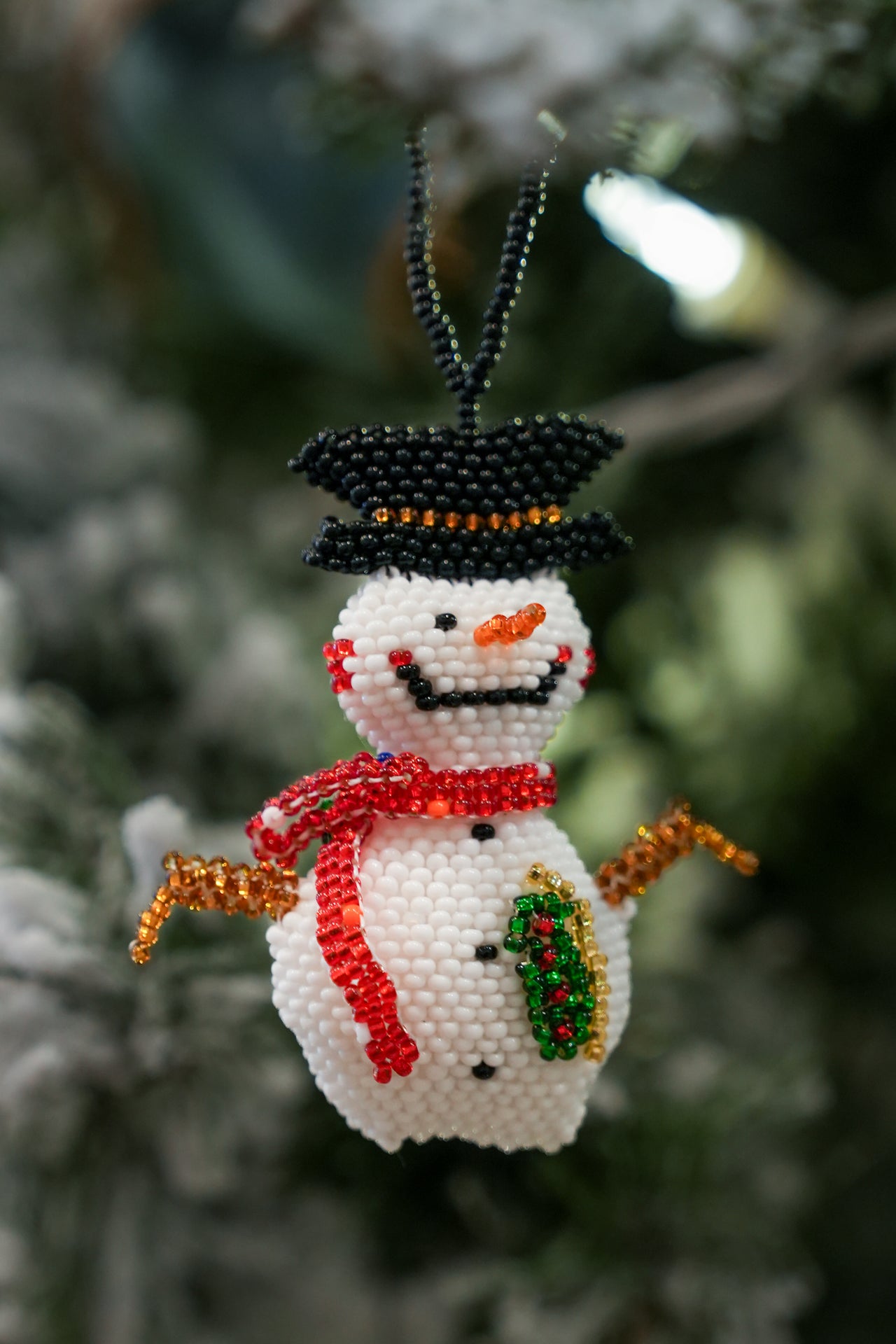 Happy Snowman Ornament