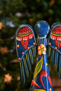 Thumbnail for Dark Blue Floral Angel