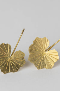 Thumbnail for Lotus Leaf Drop Earrings