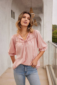 Thumbnail for Rita Lyocell Boxy Pullover Top
