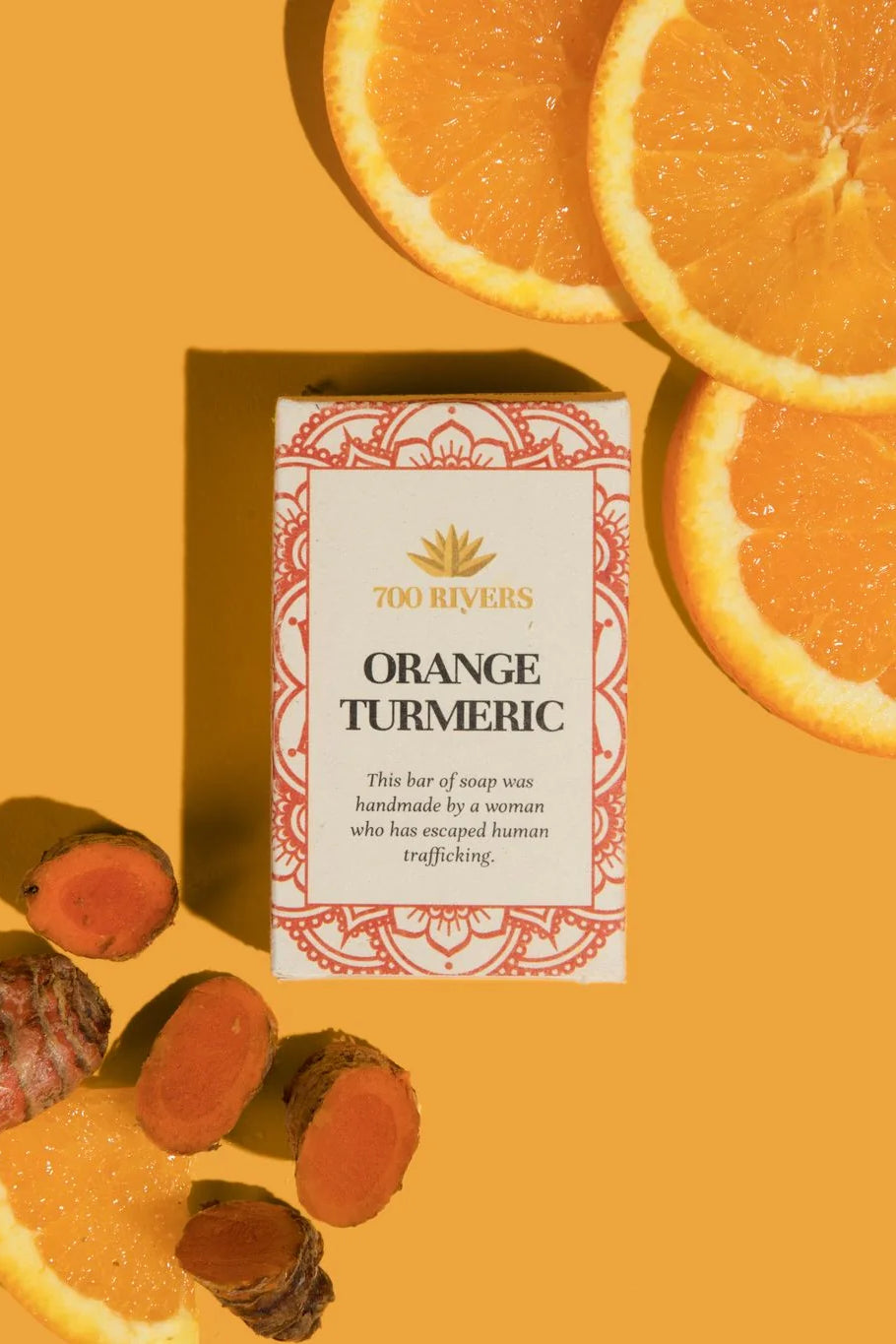 Orange Turmeric Soap Bar