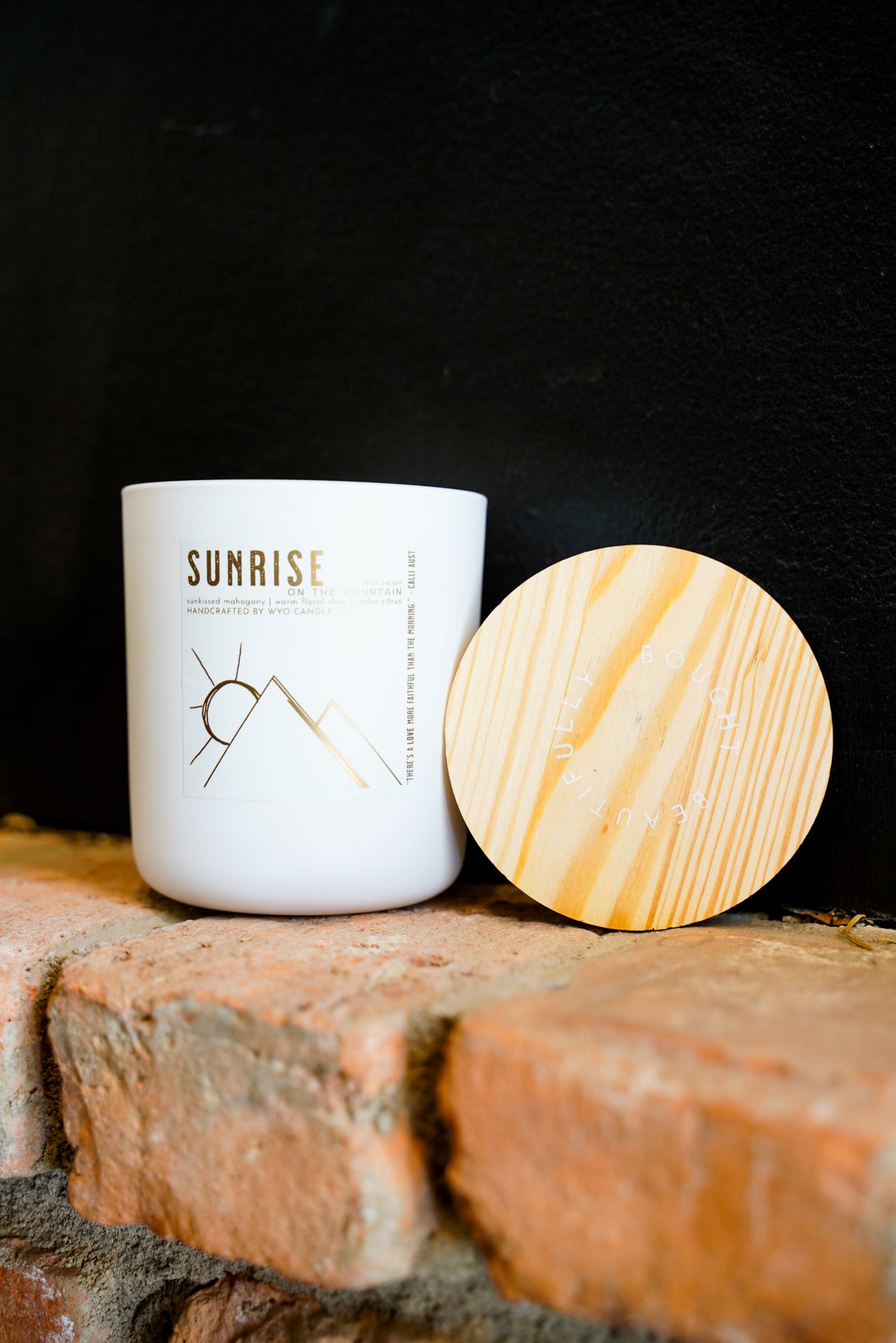 Sunrise on the Mountain Candle