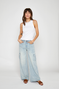 Thumbnail for Madison Cargo Mid Rise Jean