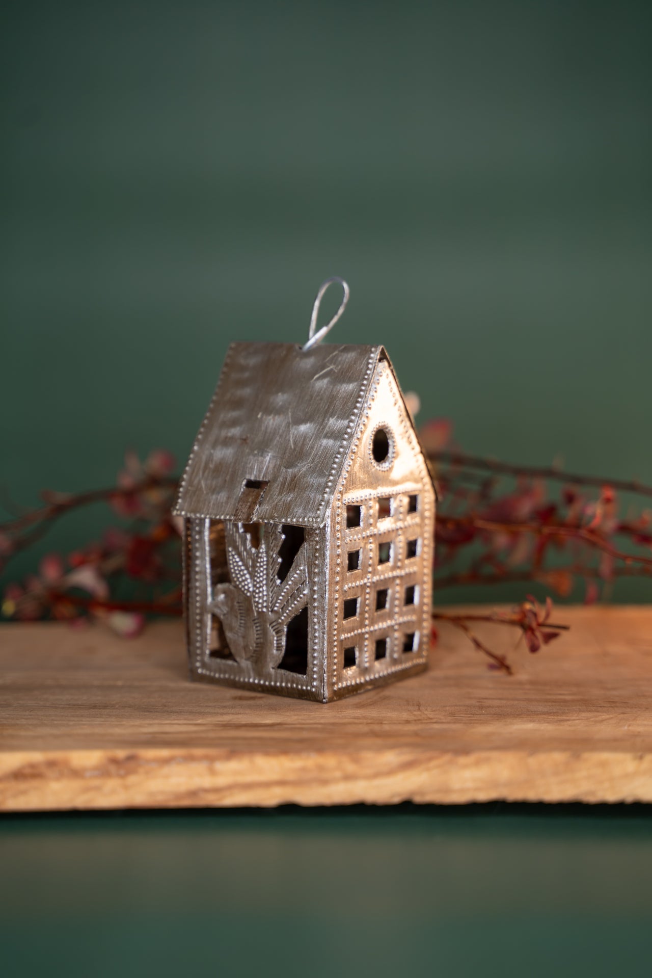 Bird House Ornament