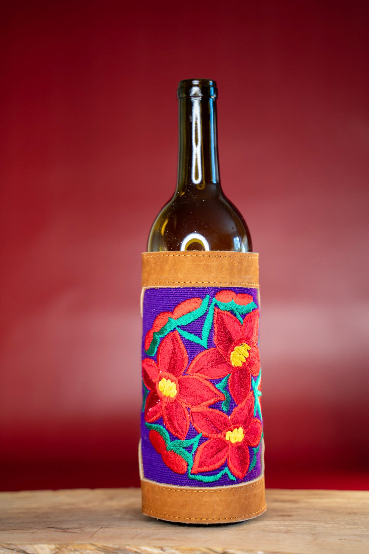 Leather Wine Sleeve