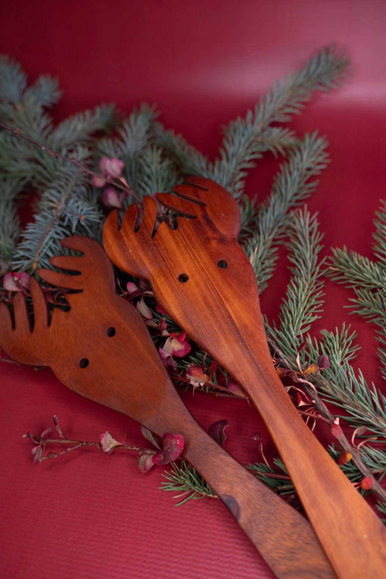 Reindeer Salad Servers