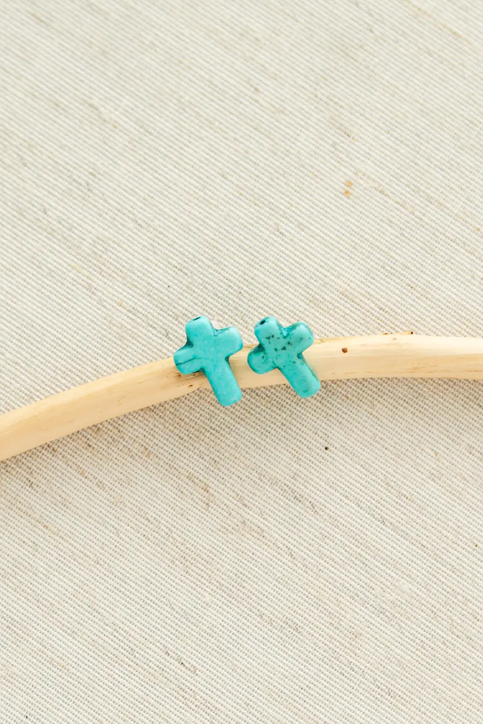 Faithful Cross Stud Earrings