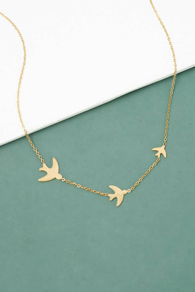 Sparrow Gold Necklace